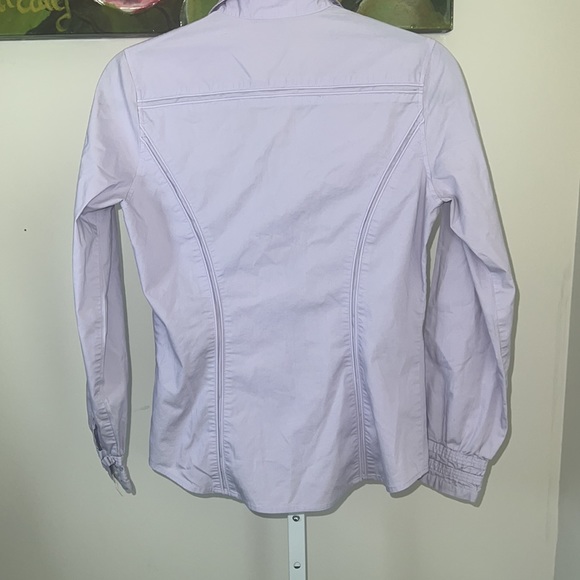 Kenar Lilac Purple Womens Button Down Shirt Blouse Size Medium - Picture 9 of 12